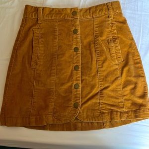 Size 0 Cordaroy Skirt